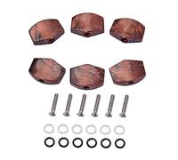 6 PièCes/Ensemble Boutons de Cheville de RéGlage de Guitare, Boutons de Cheville de RéGlage Boutons de TêTes de Machine pour Guitare
