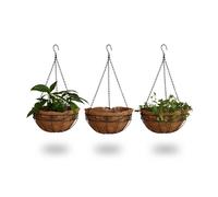 6 pièces. ensemble de fleurs, 3 crochets animaux, ampoule suspendue, 3 paniers, crochets muraux, support de plantes