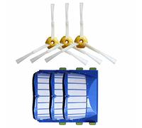 6 pièces/ensemble Kit de filtres à brosse latérale for IROBOT for ROOMBA 500 600 700 série aspirateur pièces de rechange accessoires Louable
