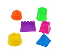 6 pièces/ensemble Portable De Châteaux De Sable Argile Moule Mise Pyramide Plage De Sable Enfant Kid Jouet Château Bébé
