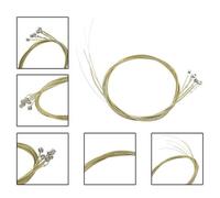 6 pièces/ensemble Strigning pour guitare pièces de basse et accessoires cordes pour guitares acoustiques cordes de guitare