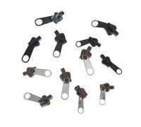 6 Pièces/Ensemble Taille Différente En Alliage Fixer Une Fermeture À Glissière Réparation Fermeture Éclair Sauvetage Kit De Réparation Instantanée Remplacement Couture Fournitures De Travail