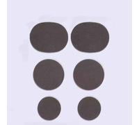 6 Pièces/Ensemble Talon Usure Réparation Chaussure Patch Autocollants Unisexe Anti-Usure Talon Outils De Soin Des Pieds Subvention Chaussures Collantes Semelles Intérieures Réparat -Dark Gris