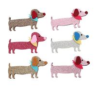 6 Pièces Épingle à Cheveux Barrettes Chien De Compagnie Présent Pinces à Cheveux pour Les Filles Mini Pinces à Cheveux Parent-Enfant Accessoires pour Cheveux Feutrine Miniature