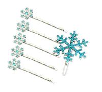 6 Pièces Épingles à Cheveux Flocon de Neige, Lot de Six