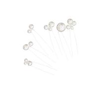 6 Pièces Épingles à Perles Irrégulières U Shaped pour Mariage Accessoires Élégants et Filles Parfaits pour Célébrations et Événements Spéciaux
