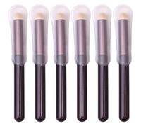 6 Pièces Éponge de Fond de Teint à Double Usage | Texture Souple, Élasticité Correcte, Tête Confortable, Limite le Gaspillage, pour Poudre du Visage et Application Précise