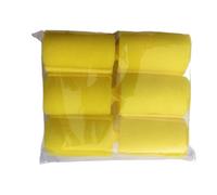 6 pièces éponge douce coussin en mousse bigoudis bigoudis Salon de coiffure barbier bricolage boucles Kit de coiffure bricolage maison outils de coiffure Bigoudis Cheveux(Yellow,1.5cm)