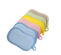 6 Pièces Eponge Reutilisable Lavable,Eponge Lavables Microfibres,Eponges Lavables Reutilisables,Éponge Vaisselle,pour Cuisine,Vaisselle,Casseroles et Poêles