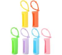 6 Pièces Étui Protecteur pour Flacon D'huile Essentielle 10ml | Manchon Souple Boucle, pour Bouteilles D'huiles Essentielles, Transport Facile, Format Compact