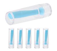 6 Pièces Extracteur de Lentilles Rigides, Poignée Antidérapante | Boîte de Rangement Incluse, Silicone et PP, Usage Quotidien ou Voyage, pour Cornée et Coque