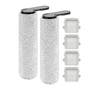 (6 Pièces) F25 Rouleaux Brosses et Filtres HEPA de Rechange pour Aspirateur Roborock F25/ F25 LT/ F25 RT/ F25 ACE/ F25 ALT/ F25 ACE Combo/ F25 Combo/ F25 GT, 2 rouleaux brosses, 4 filtres HEPA
