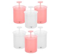 6 Pièces Fabricant de Mousse Faciale Manuel en Pp | Format Portable, Usage Maison ou Voyage, Mousse Riche et Fine, Design Simple et Élégant