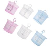 6 Pièces Fabricant de Mousse Faciale Manuel Portable en Plastique | Outil de Nettoyage Moussant, Design Frais et Forme Soignée, Pratique en Voyage, Salle de Sport