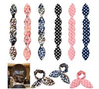 6 Pièces Fabricants de Chignon Cheveux Deft Donut Buns Outils, French Twist Hair Bun Maker, Chignon Éponge Styling, Flexible Donut Bun Twist Hair Styling Tissu Cheveux Clip pour La Coiffure de Mode