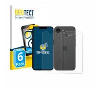 6 Pièces Film Protection Ecran Apple iPhone 17e (Avant+Arrière) Protecteur