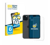 6 Pièces Film Protection Ecran pour Apple iPhone 15 Plus (Avant+Caméra) Clair P