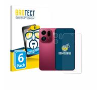 6 Pièces Film Protection Ecran pour Oppo Find X9 Pro (Avant+Caméra) Protecteur