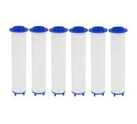 6 Pièces Filtres de Douche Remplaçables 9,5 x 2 cm - Filtre pour Pommeau de Douche, Élimination du Chlore, du Fluorure et des Particules, Filtration en Trois Couches pour une Eau Plus Douce et Pure