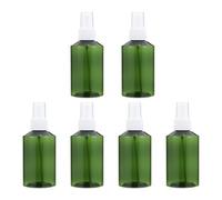 6 Pièces Flacon de Cosmétiques de Voyage 50ml en ABS Vert | Bouteille Multi-usage, Format Compact pour Déplacements Professionnels, Fermeture Anti-fuite, Usage Quotidien