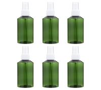 6 Pièces Flacon Spray Vert 150ml en Plastique ABS, Anti-fuite | Huiles Essentielles et Fond de Teint, Usage Bureau ou Extérieur, Format Voyage, Pratique