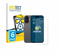 6 Pièces Flexible Protection Ecran Verre Film Protecteur pour Apple iPhone 17