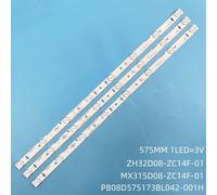 6 Pieces FOR 2TV Led Rétroéclairage Bar Le32f50 Le32f33 3s3205d L32d31s Le32dlaqué un Zh32d08-zc14f-01 303xh320031 Pb08d575173bl042-001h Mx315d08-zc14f-01 ""Nipseyteko
