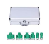 6 Pièces Forets Trépan Diamant M14, Ouvre Trou Percussion, Diamètres Multiples 20-68mm - Revêtement Diamanté Durable, Coupe Précise Sans Éclats, Pour Verre, Carrelage, Marbre