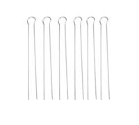 6 Pièces Fourchette à Barbecue Brochette Métal en Acier Inoxydable