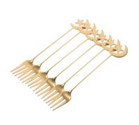 6 Pièces Fourchettes Dessert Étoiles et Lunes en Acier Inoxydable | 3 Dents, Surface Polie et Lisse, pour Gâteaux, Apéritifs, Dégustation, Pique-niques, Fêtes