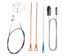 6 Pièces Furet Deboucheur Canalisation, Kit Debouchage Cheveux Nettoyage Canalisation Goupillon Brosse de Furet Deboucheur Flexibles pour Cuisine Douche