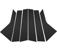 6 Pièces Garniture De Pilier De Porte Pour Hyundai Elantra 2021-2023 Noir Avant Arrière Gauche Droite Autocollant Anti-Rayures Pilier Poteaux Porte Extérieure Couverture