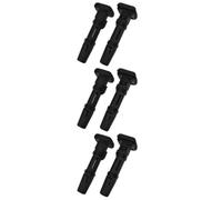 6 Pièces Guide D’appuie-tête, Verrouillage Réglable 12,7 MM | Plastique Noir, Paire pour Montants de Têtière, Installation Rapide sur Divers Véhicules