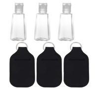 6 Pièces Housse de Bouteille de Parfum 30ml, Porte-clés | Rechargeable et Légère, Format Compact pour Voyage, Rangement Pratique pour Flacon Cosmétique Vide