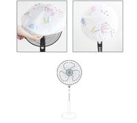 6 Pièces Housse de Protection Ronde, Maille EVA Lavable | Style Filet à Motif, Respirant et Doux, pour Grille de Ventilateur, Rangement, Chambre D’garçon Fille
