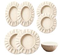 6 Pièces Insert en Lin pour Banneton à Pain 3 Tailles pour Faire son Levain