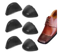 6 Pièces Inserts de Chaussures, Semelle Antidérapante, Semelles Chaussures Confort, D'inserts de Rembourrage D'orteils pour Chaussures Lâches, Remplisseurs D'orteils de Chaussures en Mousse PU Souple