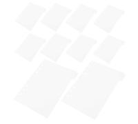 6 Pièces Intercalaires à Onglets A5 à Six Trous en Acrylique | Séparation Nette des Rapports, Organisation Facile des Références, pour Préparation de Réunion et Maison