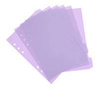 6 Pièces Intercalaires pour Classeur A5 à 6 Anneaux avec Onglets | PP Léger, pour Fichiers et Rapport, Séparation Portable, Usage École et Travail, Lot Pratique