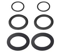 6 PièCes Joint Caoutchouc,Joints Toriques,O Ring Rondelles,MéCanique Broches Hydraulique Anti-Fuite Accessoires,Nettoyeur Buse œIllets Washers,pour Faucet Plomberie D'éTanchéIté Detuyauterie Isolante
