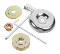 6 Pièces Kit de Réparation pour Coupe-bordures 25mm en Acier Carbone | Adaptateur Polyvalent avec Capot Protecteur et Écrous, pour Débroussailleuses Quatre, Entretien du Jardin Domestique