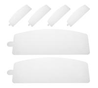 6 Pièces Lentilles de Remplacement PVC 0,5mm Haute Transparence | Protection Débris Rapide à Changer, Adaptées aux Ateliers de Fabrication et Sablage Industriel