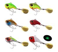 6 Pièces Leurre Brochet 9g Leurre Peche Carnassier Livré, Peche Kits Leurres, Leurres Pêche Truite Brochet Saumon pour la Pêche en Eau Douce et en Mer