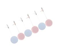 6 Pièces Lingette Écran Ronde Macaron Réutilisable | PP et Silicone, Enlève Poussière et Traces, Format Léger, pour Ordinateur et Objectif
