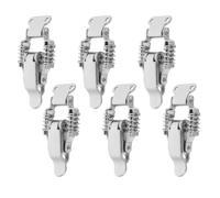 6 Pièces Loquet à Ressort Double A109, Fermeture à Compression pour | Fer, Design Bec de Canard, Installation Rapide, Remplacement Direct, Usage Terrain et Coffret D’équipement