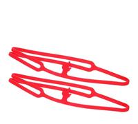 6 Pièces Marque-page Doigt Adorable en Silicone, Rouge
