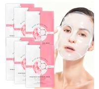 6 pièces Masque Visage, Masque Hydratant Visage, Apaisan Masques, Eclaircit le Teint, Améliore l'obscurité, Rose Essence Masques Convient à la Plupart des Types de Peau, Rose