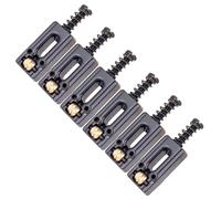 6 Pièces Métal Guitare Pont Selle Boule Rouleau Chaîne Trémolo Pont Pour Guitare Électrique Pièces De Rechange, Noir