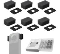 6 pièces Mic Muff pour Insta360 X4 Protection Micro Coupe-vent, Microphone Pare-brise Mousse Coupe-Vent Filtre Coupe-Vent Extérieur Premium Couverture Anti-Humeur pour Insta360 X4