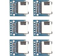 6 Pieces Mini SD Card Module Micro SD Storage Expansion Module Micro SD TF Card Reader Module Adapter Compatible with Arduino AVR Arm